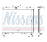 Radiateur Refroidisseur de Voiture Nissens pour Daihatsu Terios J2_