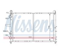 [Radiateur, refroidissement du moteur NISSENS 61816]