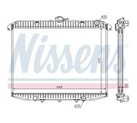 Radiateur Refroidisseur de Voiture Nissens pour Ford Franc-Tireur Uds Nous