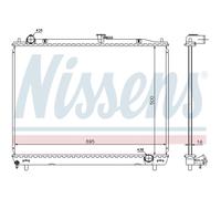 Radiateur Refroidisseur de Voiture Nissens pour Mitsubishi Pajero IV V8_W V9_W