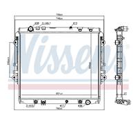 Radiateur Refroidisseur de Voiture Nissens pour Toyota Hilux VIII Pick-Up GUN1 _