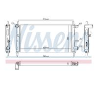 Radiateur, Refroidisseur D'Eau Convient pour Ford Fiesta IV Mazda 121 III Ja Jb