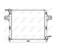 Radiateur, Refroidisseur D'Eau Convient pour Jeep Grand Cherokee III Format WH