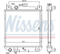 Radiateur Refroidisseur D'Eau Convient pour Suzuki Swift II Hayon EA Ma SF413