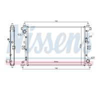 Radiateur, Refroidisseur D'Eau Convient pour Suzuki Vitara SX4 S-CROSS Ly 1.6