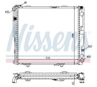 Radiateur, Refroidisseur D'eau de moteur approprié pour Mercedes Classe E W124