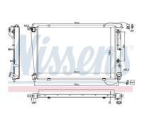 Radiateur, Refroidisseur D'Eau pour Hyundai H-1 Boîtier H-1 / Starex