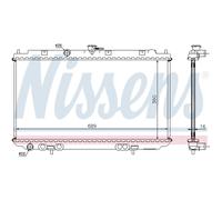 Radiateur, Refroidisseur D'Eau pour Nissan Almera II Hayon Primera Break N16