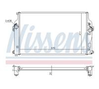 Radiateur moteur NISSENS NIS 646864