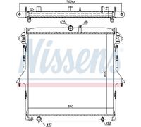 Radiateur, Refroidisseur D'Eau Radiateur Convient pour Ford Ranger Tke 3.2 TDCI