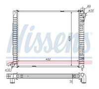 Radiateur,Refroidisseur D'Eau Radiateur de Convient pour Land Rover Freelander