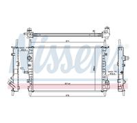 Radiateur Refroidisseur pour Ford Mondeo III Tournoi BWY 2.0 TDCI 2.5 V6