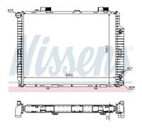 Radiateur Refroidisseur pour Refroidir Nissens pour Mercedes-Benz T-Modèle