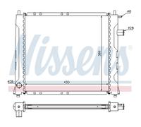 Radiateur Refroidisseur pour Rover 200 Hatchback 25 MG RF 214i 214 Si 218 K, VI