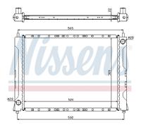 [Radiateur, refroidissement du moteur NISSENS 642161]
