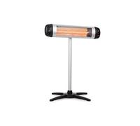 Rising Sun radiateur 2500 W IP34 réglable en hauteur argent