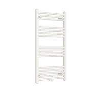 Radiateur Rosani Classic 60x100cm droit raccordement central 424watt blanc AF-CN60100W