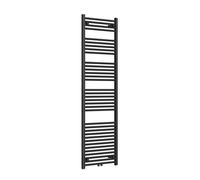 Radiateur Rosani Classic 60x180cm droit raccordement central 879watt noir mat AF-CN60180B