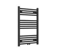Radiateur Rosani Classic 60x80cm droit raccordement central 362watt noir mat AF-CN6080B