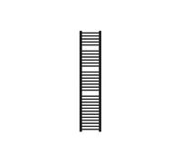 LuxeBath Radiateur de Salle de Bain Design Sahara, 300 x 1800 mm, Noir Mat, Forme Droite Schwarz