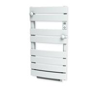 Radiateur sèche-serviette 750W + soufflerie 1000W - Cintré à lames plates