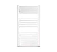 Radiateur Sèche-Serviette Cicsa ZETA T * Radiateurs Serviettes d'eau Chaude Chauffage (Mesures 800 x 500 mm) * Porte-Serviettes avec (450 Axes) * En Couleur Blanc * 10 ANS de Garantie