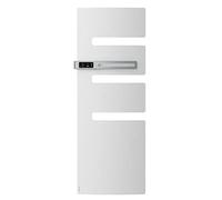 Radiateur sèche serviette électrique digital SERENIS MAT gauche 1750W Blanc CARAT