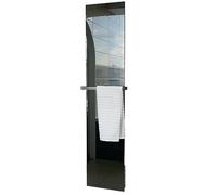 Radiateur sèche serviette électrique miroir - 800 Watts - 180 x 40 cm vertical