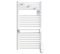 Noirot Radiateur sèche-serviettes - ACTIBAIN - fluide - 500W - 50x101,1x10,3 cm - programmable - détection fenêtre - blanc G