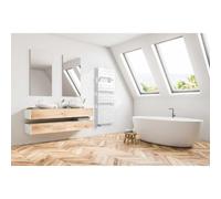 Atlantic Sèche serviette mixte Adélis 881/1000+1000 Watts, Blanc Carat