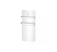 Radiateur sèche-serviettes - ANURI - Rx aluminium et soufflerie - 1200W - 36,6x74,1x17,4 cm - programmable - détection fenêtre - blanc