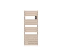 Radiateur sèche-serviettes connecté Adelis avec soufflerie 1750W Beige - - 861647