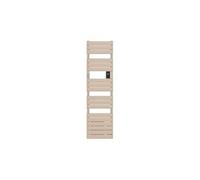 Radiateur sèche-serviettes connecté Adelis étroit avec soufflerie 1500W Beige - - 861942