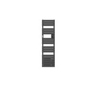 Radiateur sèche-serviettes connecté Adelis étroit avec soufflerie 1750W Anthracite - - 861939