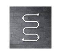 Radiateur sèche-serviettes électrique 65W vertical Blanc ATHENA S - FINIMETAL 3772651