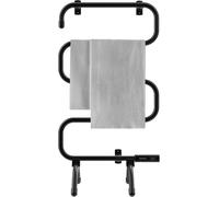 Radiateur Sèche-Serviettes Électrique À Basse Consommation Readywarm 5000 Towel Black. 100 W, Indicateur Lumineux, Systèmes De Sécurité, Montage Au Sol Ou Au Mur, Idéal Pour Salles De Bain.