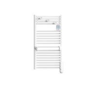 Noirot Radiateur sèche-serviettes - ACTIBAIN - fluide - 500W - 50x101,1x10,3 cm - programmable - détection fenêtre - blanc G