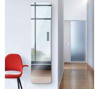 Radiateur seche-serviettes electrique FOLIO GLASS Miroir 650W - TFGM-065-042/F ACOVA