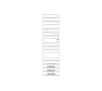 Radiateur sèche-serviettes électrique Soufflerie RIVA 4 Blanc satiné 2000W - 471560