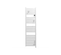 Sèche-serviettes électrique à inertie fluide Sauter Kelud Slim blanc 500W