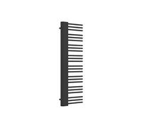 Radiateur sèche-serviettes Kviteseid acier 146 x 45 cm noir [neu.haus] Noir