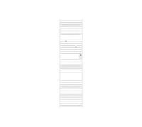 Radiateur sèche-serviettes RIVA 4 Blanc satiné 1000W - 471258