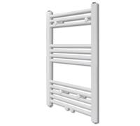 Radiateur sèche-serviettes - vidaXL - 500x764 mm - Blanc - 12 barres - Eau chaude