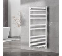 Radiateur sèche-serviettes Voss acier 120 x 60 cm blanc