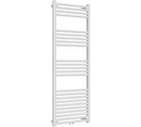 [neu.haus] Radiateur Sèche-Serviettes Chauffage pour Salle de Bain Porte-Serviettes Mural Chauffant à Eau Chaude 655 W Acier 140 x 60 cm Blanc
