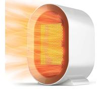 Radiateur Soufflant, 1200W Chauffage d'appoint, PTC céramique Radiateur Soufflant Silencieux Surchauffe Protection Contre Basculement, Chauffage d'appoint Portable Petit pour Salle Bain Chambre Bureau