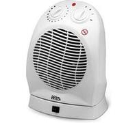 Radiateur soufflant 2000w oscillant avec thermostat - warm tech G