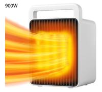 Radiateur Soufflant - 900W, silencieux, avec protection contre la surchauffe - Chauffage Rapide