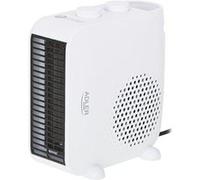 Adler AD 7725w Ventilateur thermique, 2000 W, chauffage avec thermostat, chauffage soufflant avec deux niveaux de puissance, chauffage électrique pour la maison, la salle de bain, le bureau, blanc