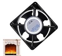 Radiateur soufflant axial pour insert à cassette de cheminée - Ventilateur de poêle énergétique, roue de chauffage automatique, rotor d'évacuation de fumée autonome, turbine de poêle silencieuse